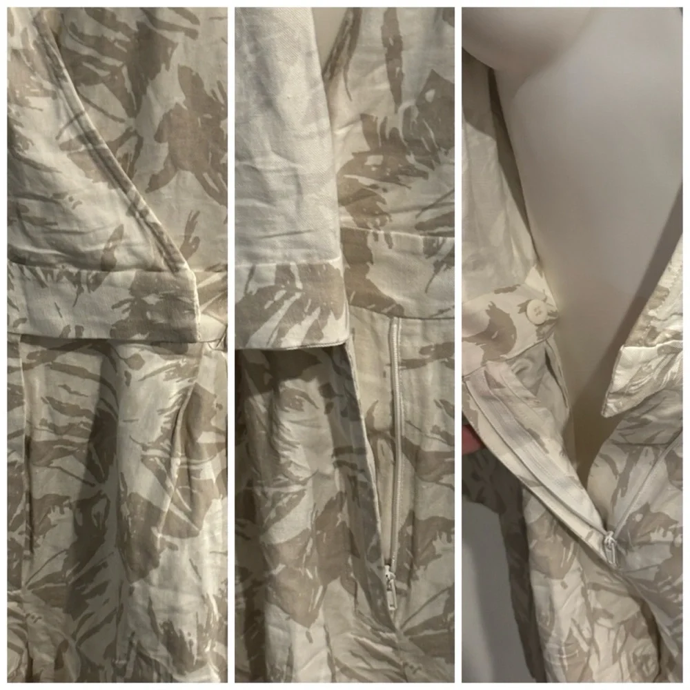 Club Monaco Wrap Waist Romper with Pockets! - Picture 6 of 11